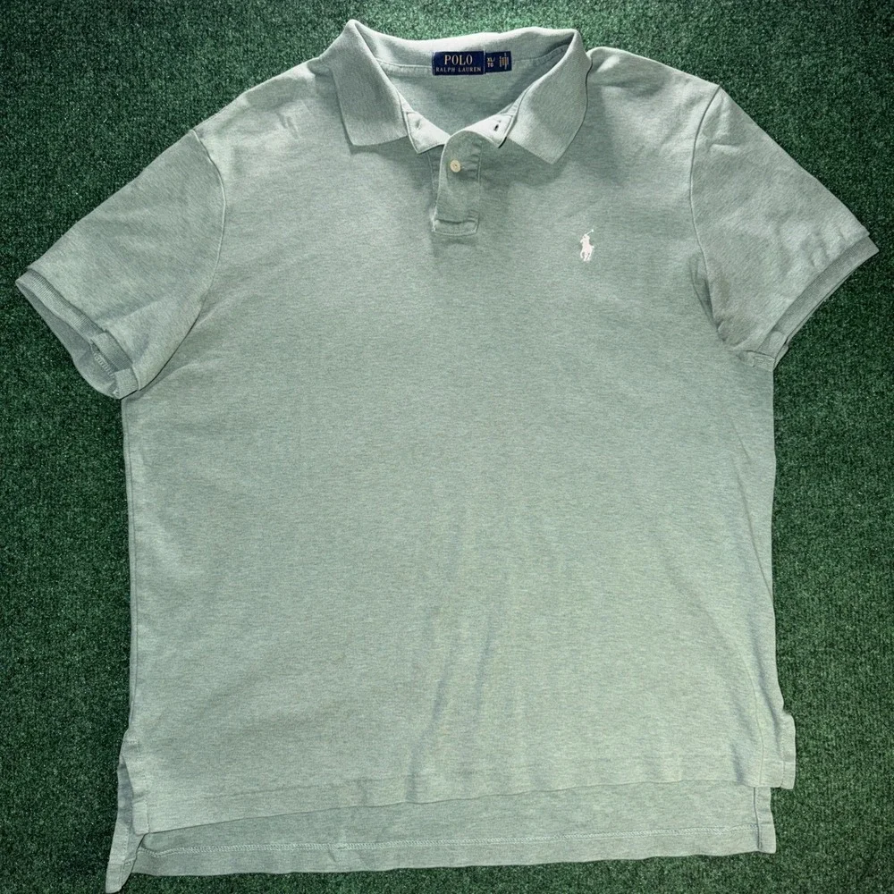 Polo Ralph Lauren Green Men's XL White Horse Polo Shirt